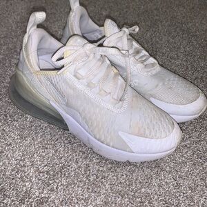 White Nike Air Max 270